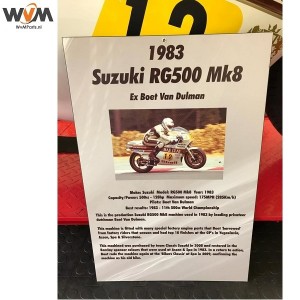 SUZUKI RG500 MK8 Boet van Dulmen 1983